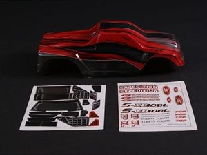 Expedition Red Bodyshell Painted with Decals
