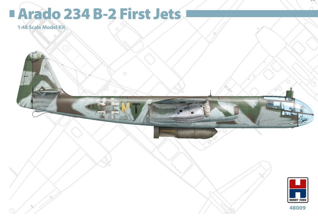 Aircraft Hobby 2000 1/48 Arado Ar-234B-2 Jet Bomber