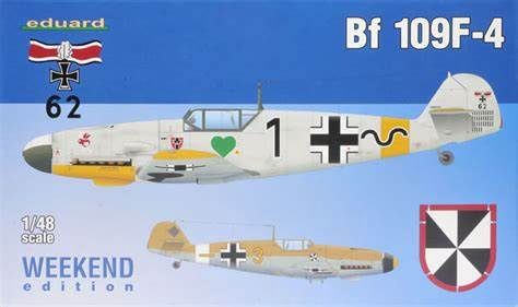 Aircraft Eduard 1/48 Messerschmitt Bf109 F-4 Weekend Edition
