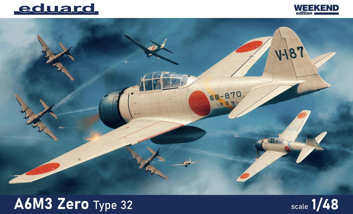 Aircraft Eduard 1/48 Mitsubishi A6M3 Zero Type 32