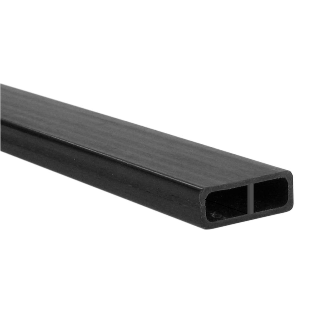 6x16mm Rectangular Carbon Tube