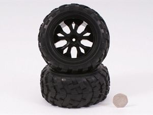 Wheel And Tyre Black (Pair) BS910-041