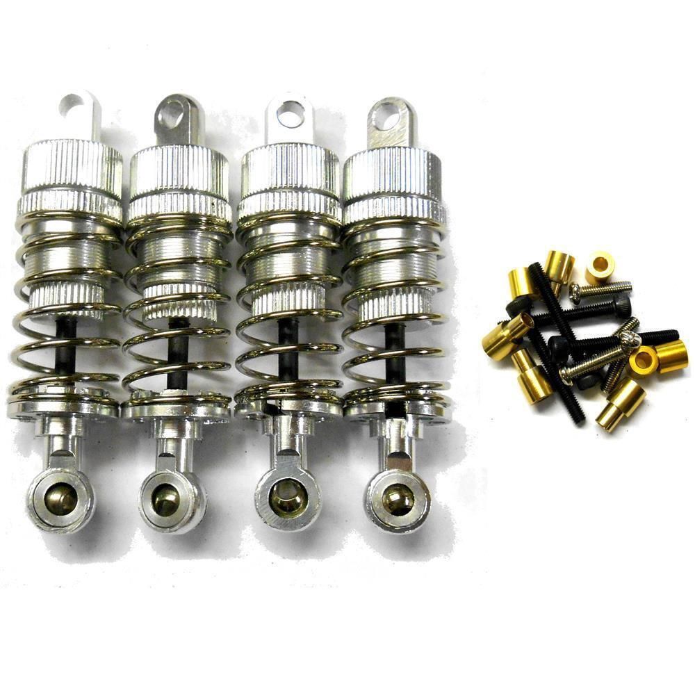 TL-01 Alloy Adjustable Damper 55mm x2 (Silver)