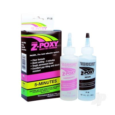 PT38 Z-Poxy 5 Minute Epoxy 8oz (Box of 6)