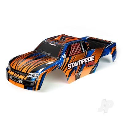 Body, Stampede VXL, orange &amp; blue (painted, decals applied)