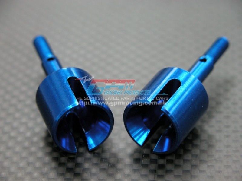 DF-02 Alloy Front/Rear Wheel Joint x2 (Silver)