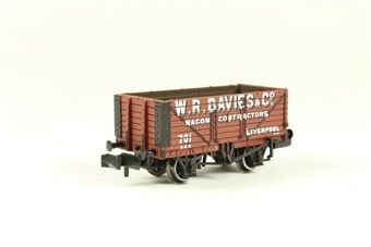 7 Plank End Door Wagon W.R. Davies and co. Collectors Club