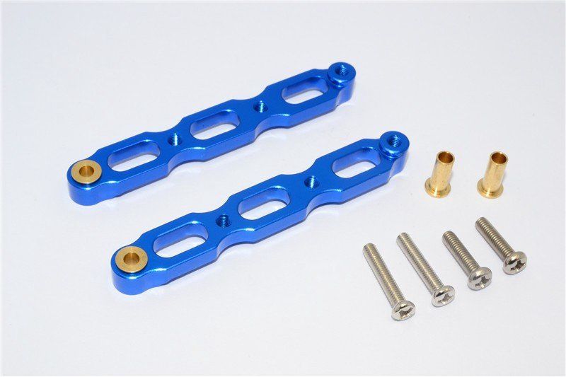 TL-01B Wild Dagger Alloy Rear Upper Arms x2 (Silver)