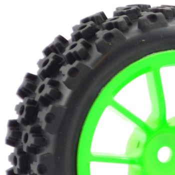 STREET/RALLY TYRE 10SP GREEN WHEEL