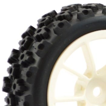 STREET/RALLY TYRE 10SP WHITE WHEEL