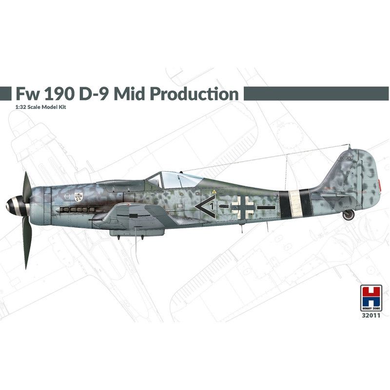 Aircraft Hobby 2000 1/32 Fw190 D-9 Mid Production