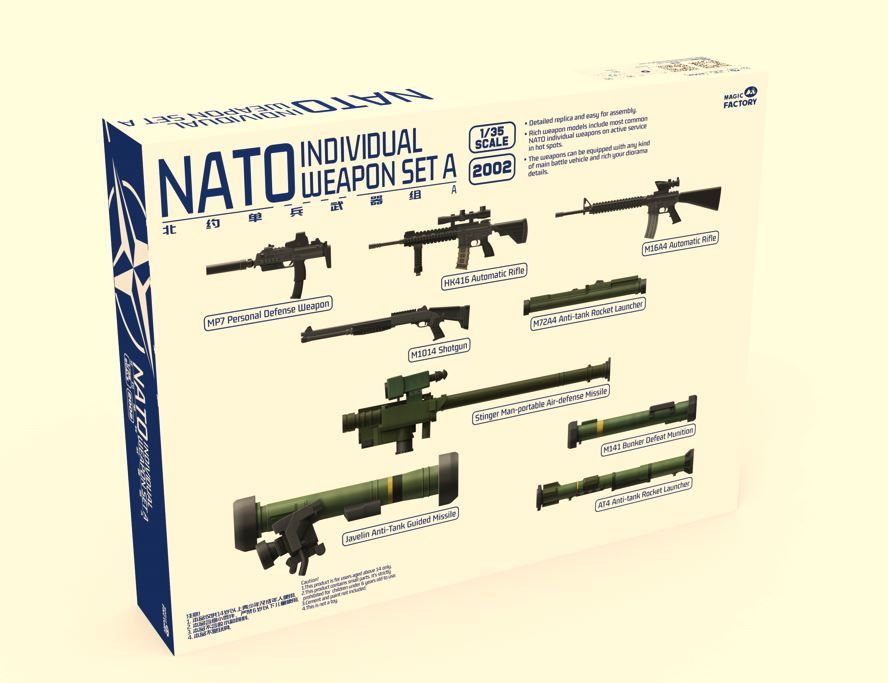 Military Magic Factory 1/35 NATO Individual Weapon Set A