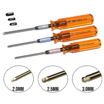 MIP HEX DRIVER WRENCH SET, MET RIC (3), 2.0MM, 2.5MM, &amp; 3.0MM