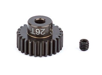 ASSOCIATED FACTORY TEAM ALUM. PINION GEAR 26T 48DP 1/8"SHAFT