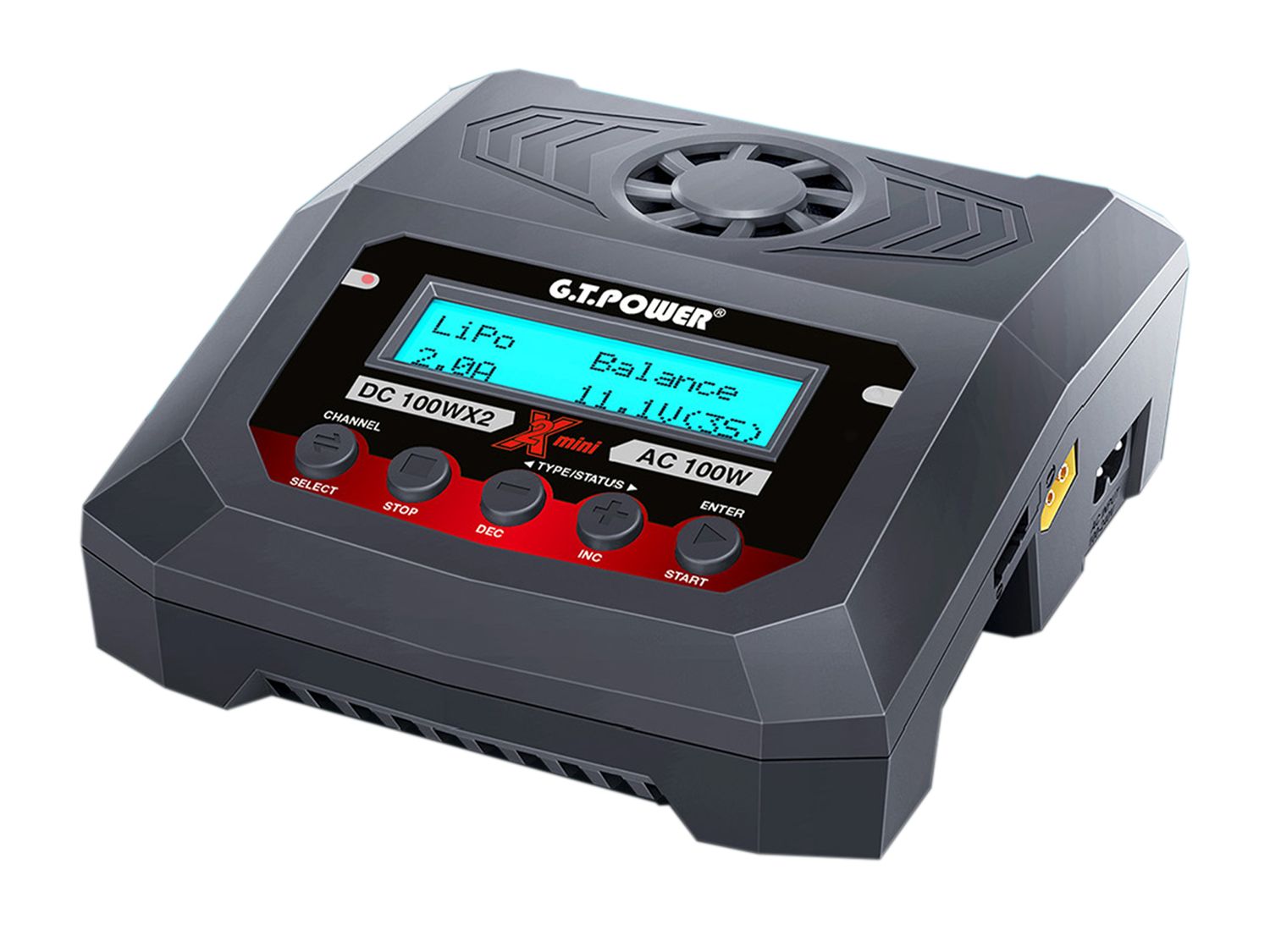 GT Power X2 Mini Twin Battery Charger (100-240V)