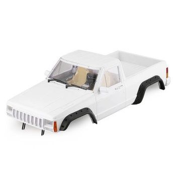 FASTRAX 1/10 ROCKEE PICK-UP &amp; INTERIOR HARDBODY 313mm - WHITE