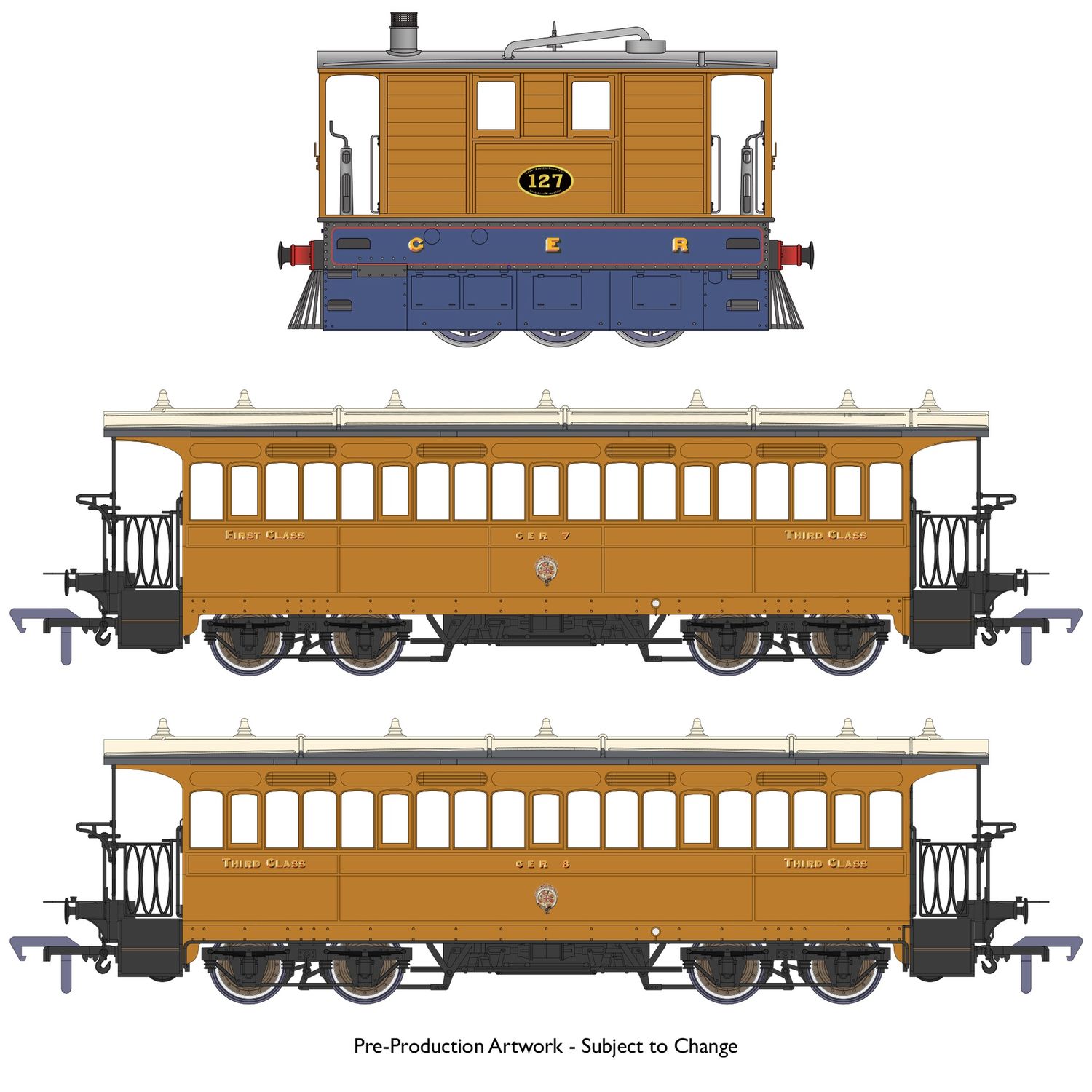 GER W&amp;U Train Pack pre-1919