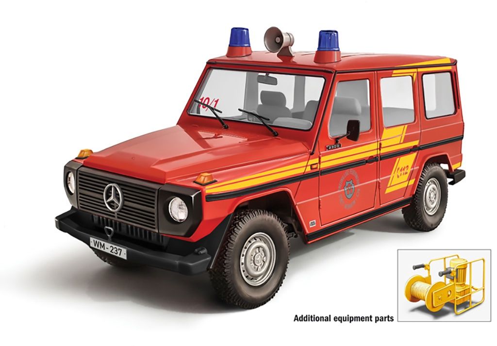 Cars, Bikes and Trucks Italeri 1/24 MERCEDES G230 FIRE ENGINE 1:24