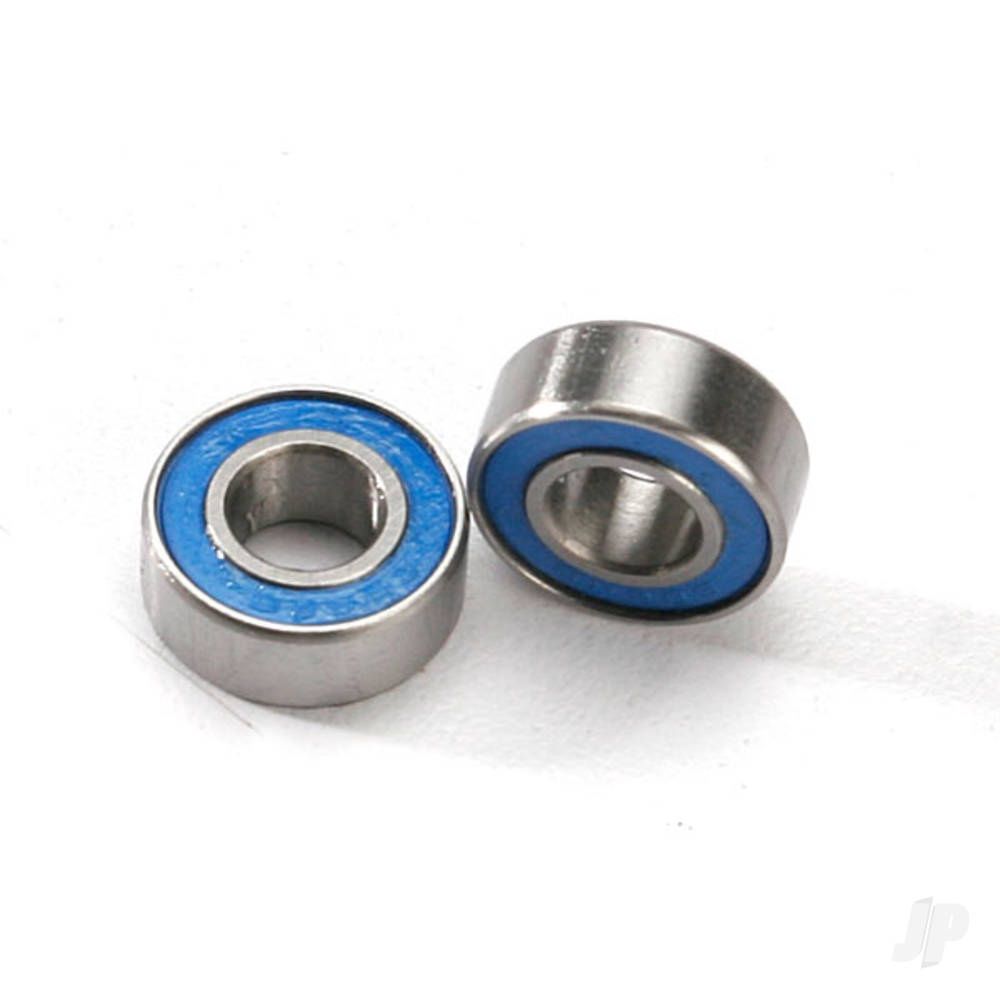 Ball bearings, Blue rubber sealed (6x13x5mm) (2 pcs)
