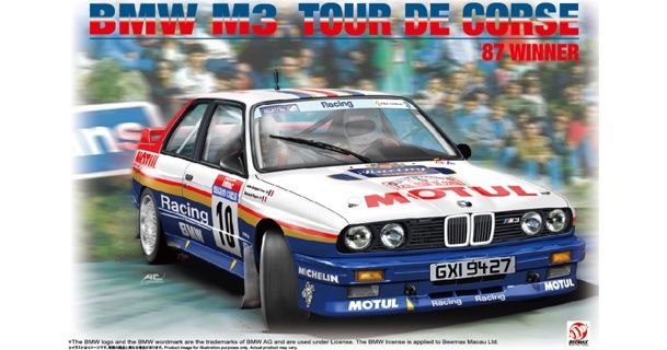 Cars, Bikes and Trucks Beemax 1/24 BMW M3 E30 tour de corse Winner 1987