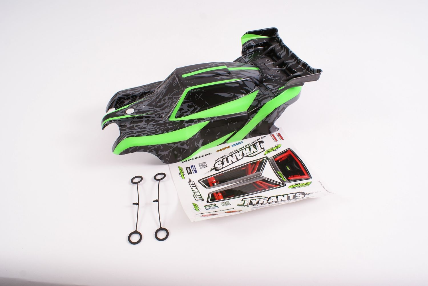 Wov Racing 1/9th Green Bodyshell