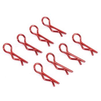 Metallic Red Small Clips