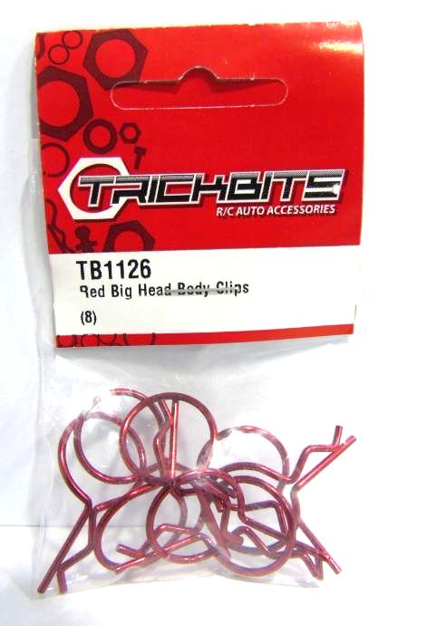 Large red body clips