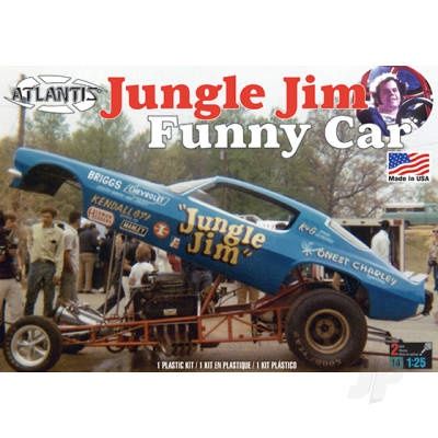 Cars, Bikes and Trucks Atlantis Models 1/25 1971 Jungle Jim Camaro Funny Car