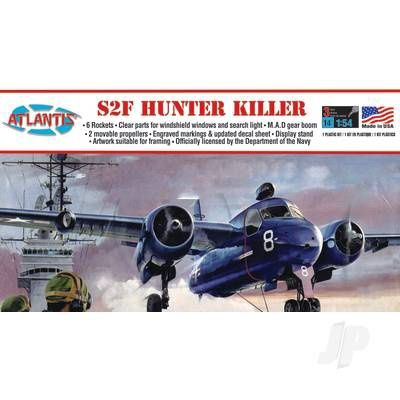 Aircraft Atlantis Models 1/54 1:54 US Navy S2F Hunter Killer