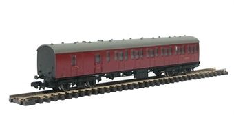 Mk1 57ft suburban brake end in BR crimson (WR)
