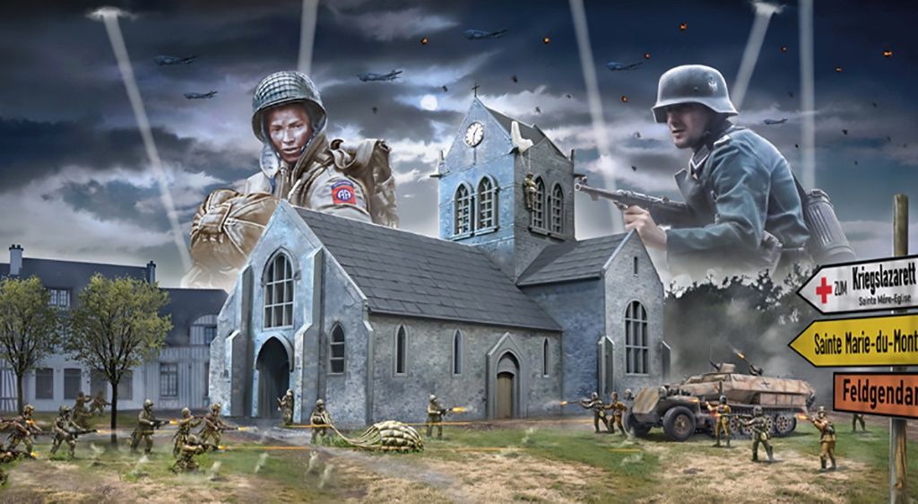 Military Italeri 1/72 Battle of Normandy Sainte-Mere-Eglise