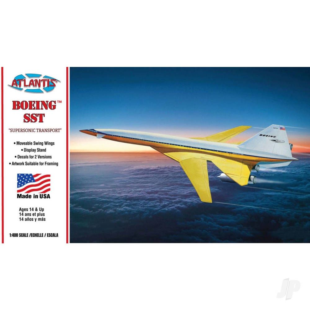 Aircraft Atlantis Models 1/400 Boeing SST Transport Boeing Markings