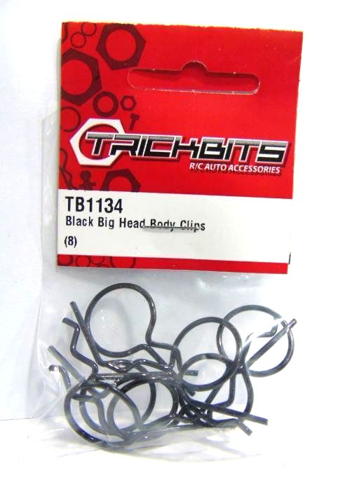 Large black body clips