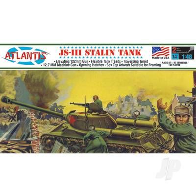 Military Atlantis Models 1/48 1:48 Russian Stalin Tank