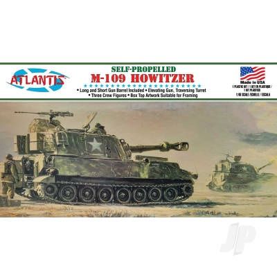 Military Atlantis Models 1/48 1:48 M-109 Howitzer Tank