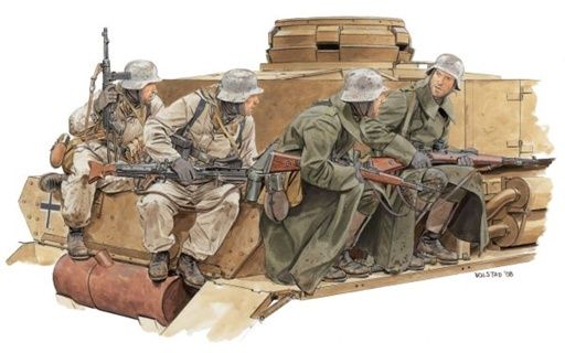 Military Dragon 1/35 Winter Panzer Riders (1943-44)