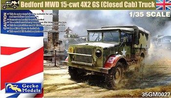 Military Gecko Models 1/35 Bedford MWD 15-CWT 4×2 GS Closed Cab Truck