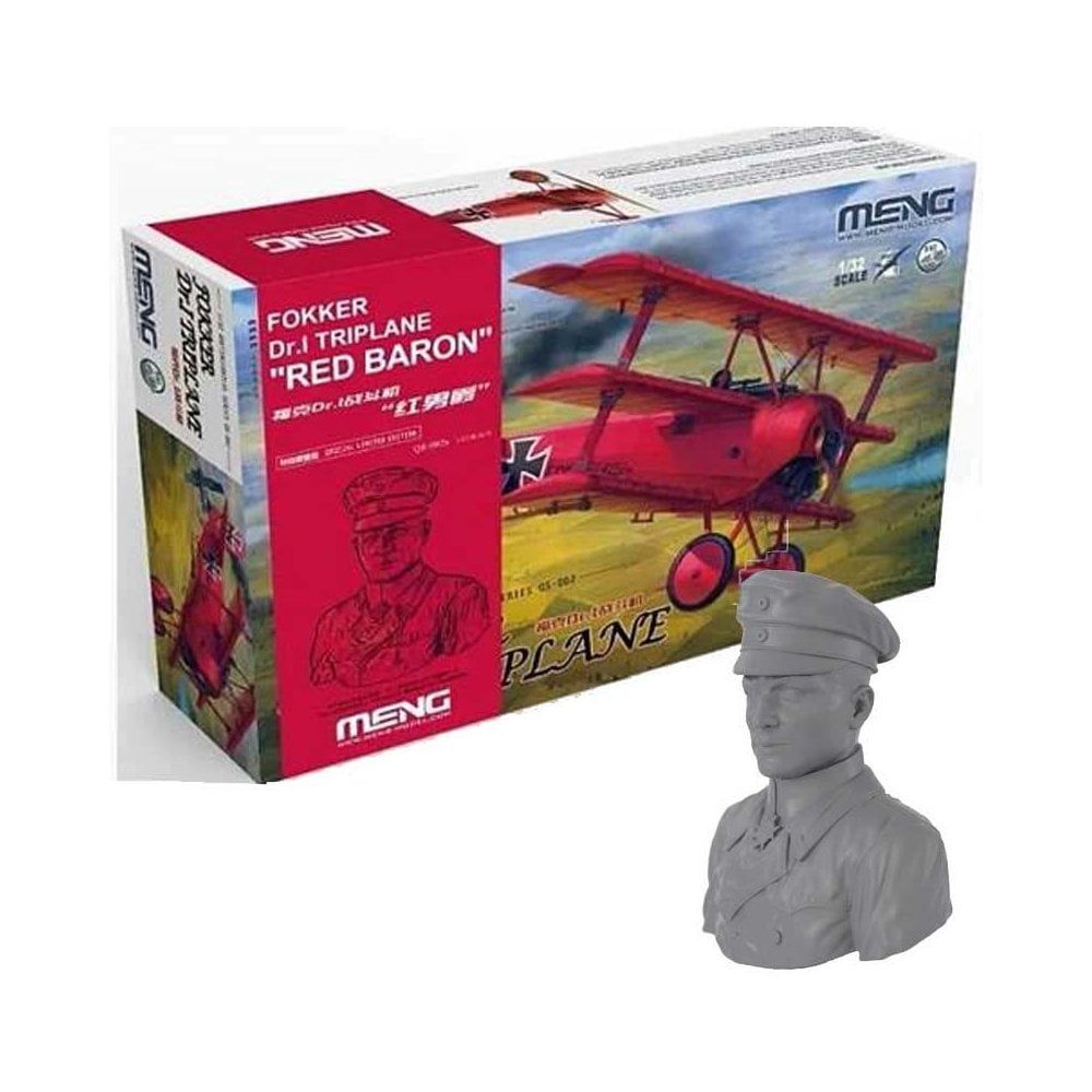 Aircraft Meng 1/32 Fokker Dr.1 Triplane "Red Baron" with Resin Bust