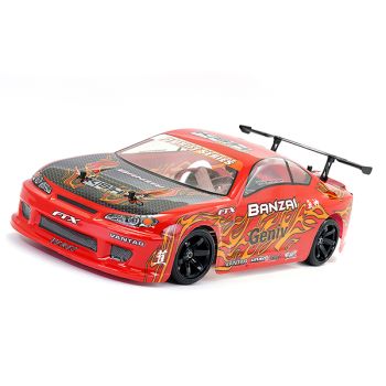 Banzai 2.4ghz 4WD RTR 1/10 Brushed Drift Car (Red)