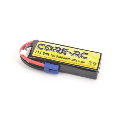 5000mAh 11.1V 3S 70C Lipo with EC5 Connector