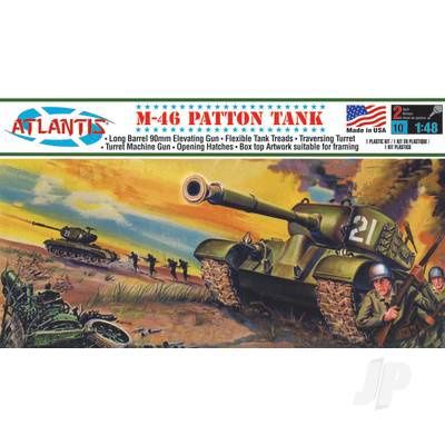 Military Atlantis Models 1/48 1:48 US M46 US Patton Tank