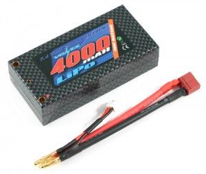 7.4V 4000mAh Shorty LiPo