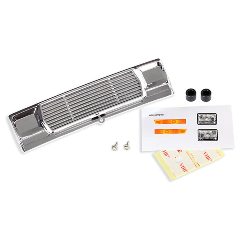 Grille, Bigfoot No. 1 (chrome) / decals / adhesive tape / mounting hardware