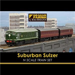 Suburban Sulzer N Gauge Train Set