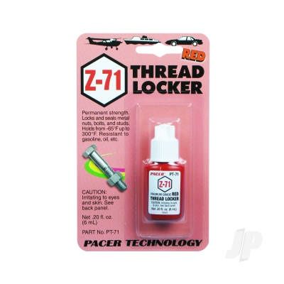Zap Z-71 Thread Locker Permanent (Red)