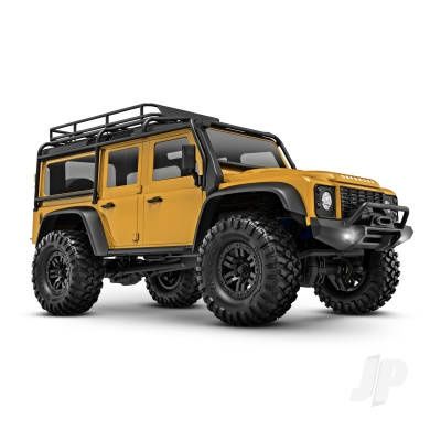 TRX-4m Land Rover Defender 1:18 4WD Electric Trail Crawler, Tan (+ TQ, ECM-2.5, Titan 87T, 750mAh LiPo, USB charger)