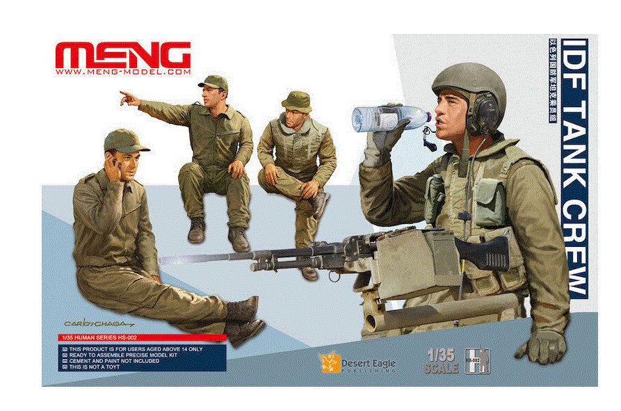 Military Meng 1/35 IDF Tank Crew at Rest