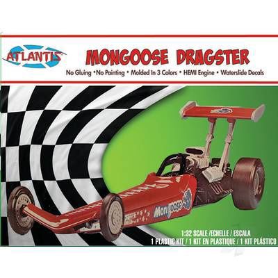 Cars, Bikes and Trucks Atlantis Models 1/32 1:32 Snap American Rail Dragster