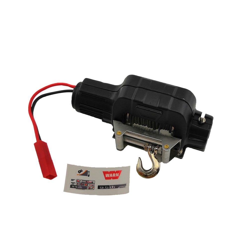 Winch 1/10th Aluminium (Black)