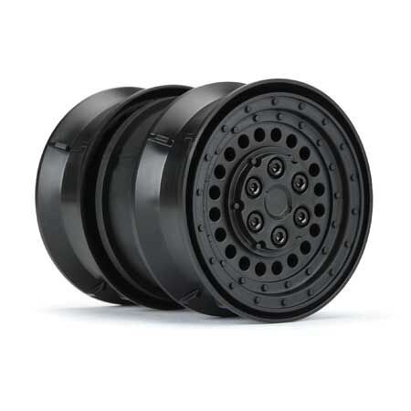 1/10 Carbine Front/Rear 1.9" 12mm Rock Crawler Wheels (2) Bl